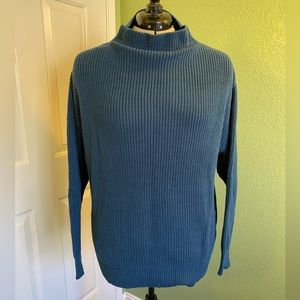 Ann Taylor Mock Turtleneck Knit Sweater Sz Large